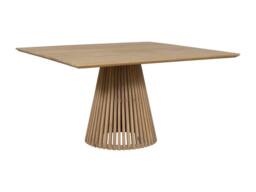 Vente-unique 135Cm Light Natural Teak Garden Dining Table - TRIANI By MYLIA in Light Oak - thumbnail 3