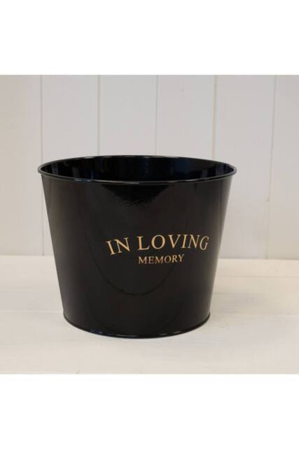 KDMD Black Zinc Memorial Planter - image 1