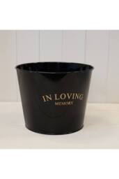 KDMD Black Zinc Memorial Planter - thumbnail 1