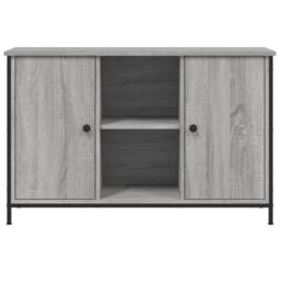 Berkfield Home TV Cabinet Grey Sonoma 100x35x65 cm Engineered Wood - Size: 100 x 35 x 65 cm - thumbnail 5