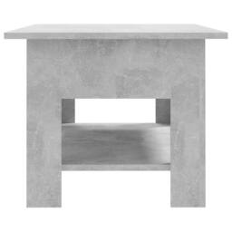 Berkfield Home Modern Coffee Table Concrete Grey 102x55x42 cm Engineered Wood - Size: 102 x 55 x 42 cm - thumbnail 4