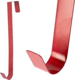 Shatchi 38Cm Metal Wreath Hanger - Stylish & Durable in Red - Size: 1 Pack - thumbnail 2