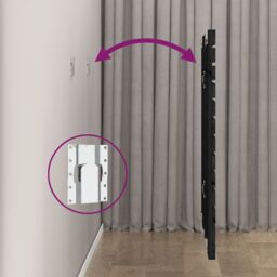 Berkfield Home Wall Headboard Black 126x3x91.5 cm Solid Wood Pine - thumbnail 6