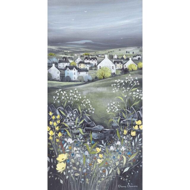 Diane Demirci Chalkboard Hills II Print in Mid Grey - image 1
