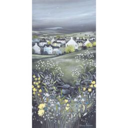 Diane Demirci Chalkboard Hills II Print in Mid Grey - thumbnail 1
