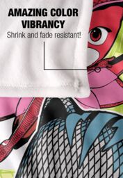 Hasbro PJ Masks Comic Group Splash Silky Touch Blanket 152x127cm in White - Size: 152x127 cm - thumbnail 4