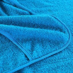 Berkfield Home Beach Towels 4 pcs Turquoise 60x135 cm Fabric 400 GSM in Black - thumbnail 6