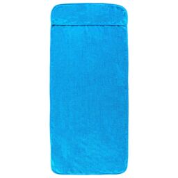 Berkfield Home Beach Towels 4 pcs Turquoise 60x135 cm Fabric 400 GSM in Black - thumbnail 4