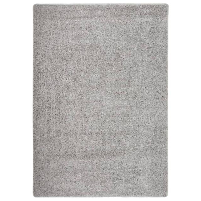 Berkfield Home Shaggy Rug Light Grey 160x230 cm Anti Slip - Size: 100 cm diameter - image 1