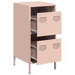 Berkfield Home Sideboard Pink 35x39x73.5 cm Cold-rolled Steel - thumbnail 4
