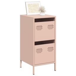 Berkfield Home Sideboard Pink 35x39x73.5 cm Cold-rolled Steel