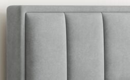 Bedmaster Rhodes Velvet Ottoman Bed & Primrose 2000 Pocket Sprung Memory Foam Mattress in Light Grey - Size: King - thumbnail 8