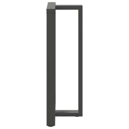 Berkfield Home Bar Table Legs T-Shaped¬†2 pcs Anthracite 60x35x(110-111) cm Steel in Black - thumbnail 5