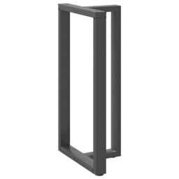 Berkfield Home Bar Table Legs T-Shaped¬†2 pcs Anthracite 60x35x(110-111) cm Steel in Black - thumbnail 4
