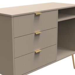 Ready Assembled 2 U Bexley 3 Drawer TV Unit (Ready Assembled) in Light Brown - thumbnail 7