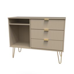 Ready Assembled 2 U Bexley 3 Drawer TV Unit (Ready Assembled) in Light Brown - thumbnail 6
