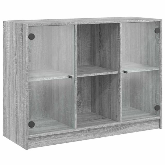 Berkfield Home Sideboard Grey Sonoma 102x37x75.5 cm Engineered Wood - image 1