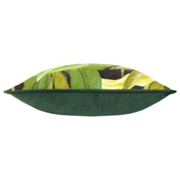 Wylder Tropics Psitta Bird Velvet Piped Cushion in Black - Size: 30 cm x 50 cm - thumbnail 3