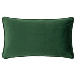 Wylder Tropics Psitta Bird Velvet Piped Cushion in Black - Size: 30 cm x 50 cm - thumbnail 2