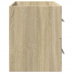 Berkfield Home Sink Cabinet Old Wood 80x38.5x48 cm Engineered Wood in Brown - thumbnail 6