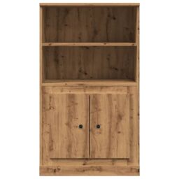Berkfield Home Highboard Artisian Oak 60x35.5x103.5 cm Engineered Wood in Brown - thumbnail 5
