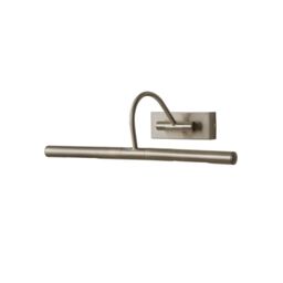 ValueLights Capri Brushed Chrome Adjustable Twin Bulb Picture Wired Wall Light in Metallic Silver - thumbnail 6