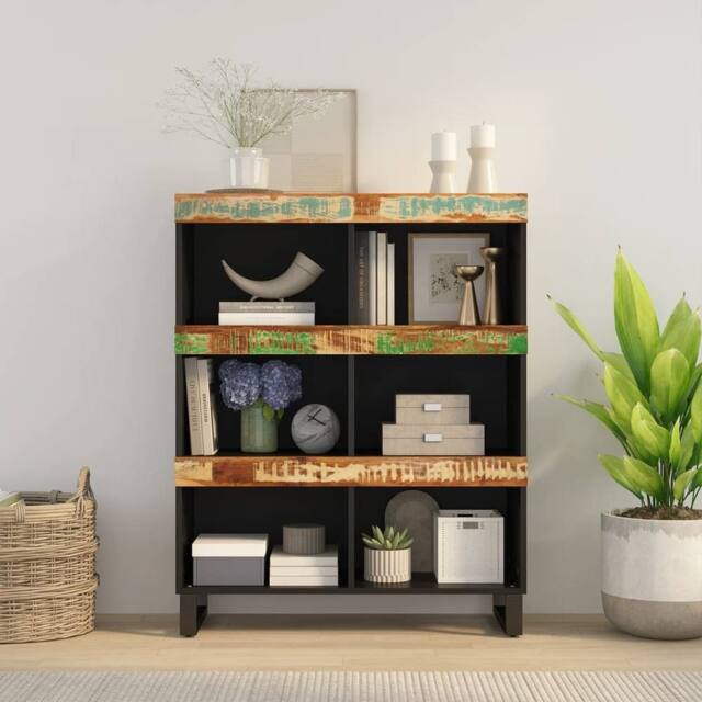 Berkfield Home Side Cabinet 85x33x107 cm Solid Wood Reclaimed - Size: 85 x 33 x 107 cm - image 1