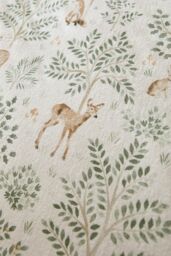 Dreams & Drapes 'Forest Animals' 100% Brushed Cotton Duvet Cover Set in Natural - Size: Super King - thumbnail 3
