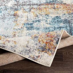 Livabliss Ankara - Abstract Grey Blue Modern Marble Living Dining Bedroom Rug - Size: 200 cm x 275 cm - thumbnail 4