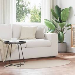"Berkfield Home Rug ""HUARTE"" Short Pile Soft & Washable Beige 80x150 cm - Size: Medium" - thumbnail 1