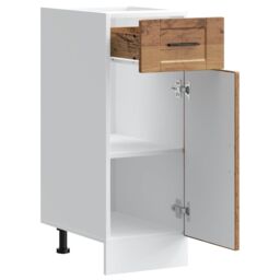 Berkfield Home Kitchen Base Cabinet¬†Porto Old Wood Engineered Wood in Brown - thumbnail 5