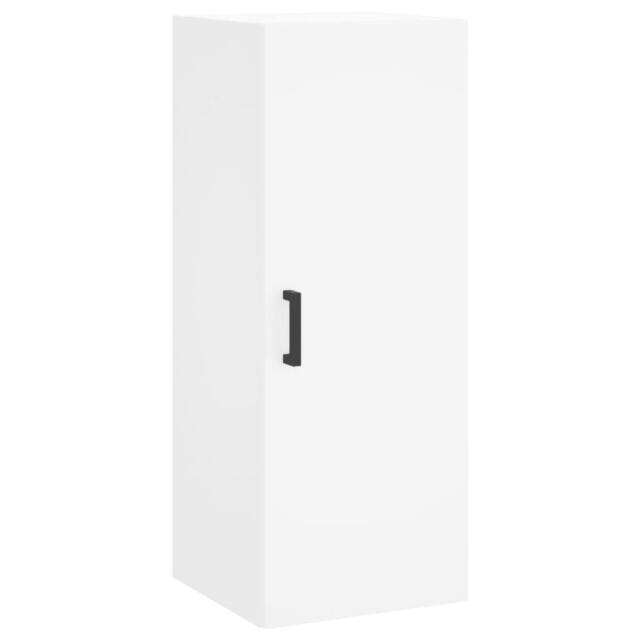 Berkfield Home Wall Mounted Cabinet White 34.5x34x90 cm - image 1