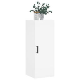 Berkfield Home Wall Mounted Cabinet White 34.5x34x90 cm - thumbnail 4