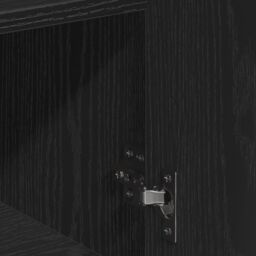 Berkfield Home Sideboard with Drawer with Shelf Black oak 60 x 31 x 70 cm Engineered wood - thumbnail 9