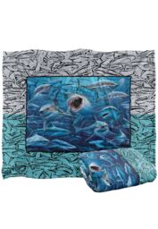 JQ Licensing Royce Mcclure Great White Shark Frame Silky Touch Super Soft Throw Blanket 152 X 127 cm - thumbnail 2