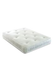 Starlight Beds Galaxy Tufted Memory Foam Hybrid Spring 21cm Deep Mattress in White - Size: Single - thumbnail 2