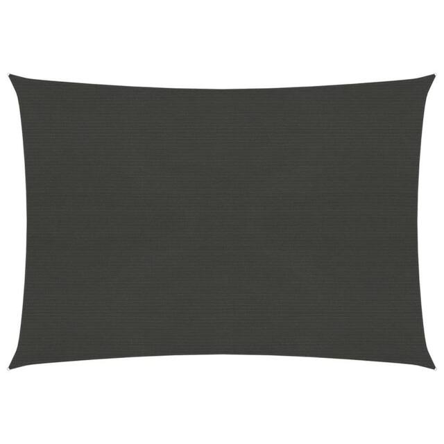 Berkfield Home Sunshade Sail 160 g/m ² Anthracite 6x7 m HDPE in Black - image 1