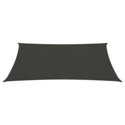 Berkfield Home Sunshade Sail 160 g/m ² Anthracite 6x7 m HDPE in Black - thumbnail 2
