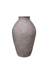 KDMD Antique Green Terracotta Tall Olive Pot Vase 47.5cm H