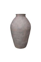 KDMD Antique Green Terracotta Tall Olive Pot Vase 47.5cm H - thumbnail 2