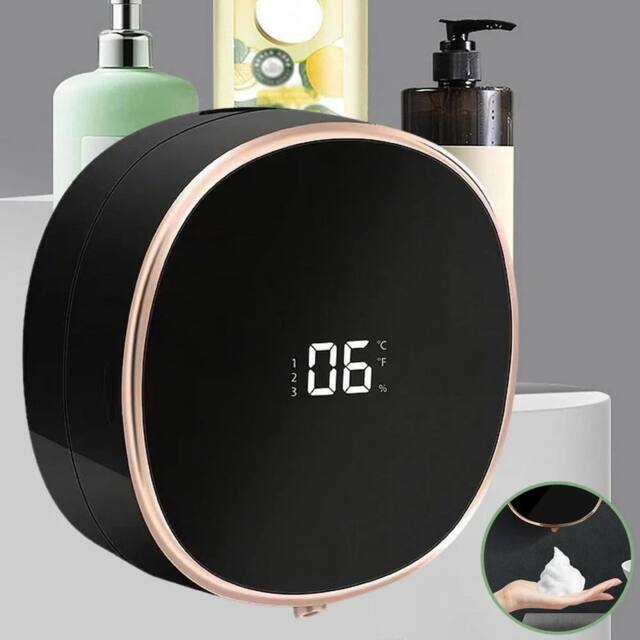 KORVIXA Automatic Soap Dispenser Touchless Sink Soap in Black - image 1