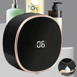 KORVIXA Automatic Soap Dispenser Touchless Sink Soap in Black