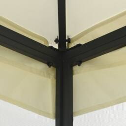 Berkfield Home Gazebo with Nets 300x400x265 cm Cream in Beige - Size: 300 x 400 x 265 cm - thumbnail 5