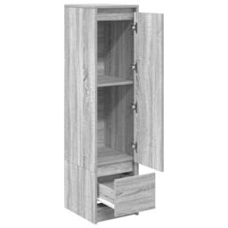 Berkfield Home Highboard Grey Sonoma 29.5x34x119.5 cm Engineered Wood - thumbnail 5