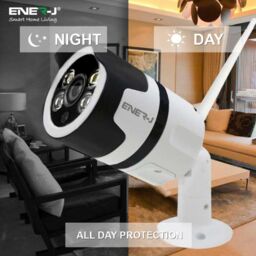 ENER-J Smart Wi-Fi Outdoor Bullet IP Camera, 1080P HD in White - thumbnail 4
