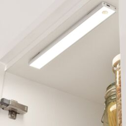 Loops 2x 305mm Rechargeable Kitchen Cabinet Strip Light & Auto PIR On/Off - Natural White LED - thumbnail 2