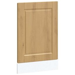 Berkfield Home Dishwasher Panel Porto Artisan Oak 45x1, 5x67 cm Engineered Wood in Brown - thumbnail 2