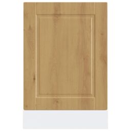 Berkfield Home Dishwasher Panel Porto Artisan Oak 45x1, 5x67 cm Engineered Wood in Brown - thumbnail 4