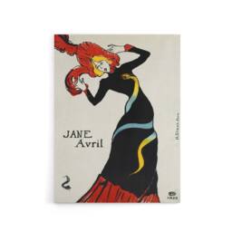 "Artery8 Toulouse Lautrec Can Can Dancer Jane Avril Canvas Wall Art Print - Size: W18"" x H24""" - thumbnail 1