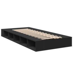 Berkfield Home Durable Bed Frame without Mattress Black 90x190 cm Single - thumbnail 6